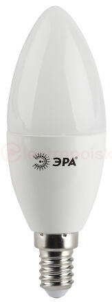 Лампа светодиодная LED B35-5W-840-E14 (диод, свеча, 5Вт, нейтр, E14 (10/100/3500)