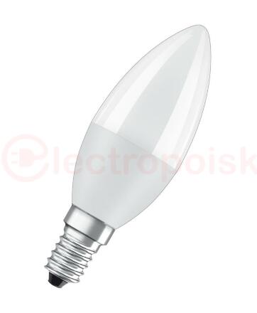 Лампа светодиодная LED 7 Вт E14 4000К 560Лм свеча 220 В (замена 60Вт) OSRAM