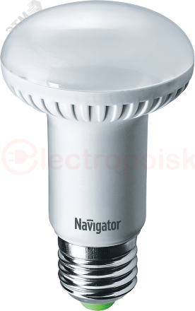 Лампа светодиодная LED зеркальная 8вт E27 R63 теплый