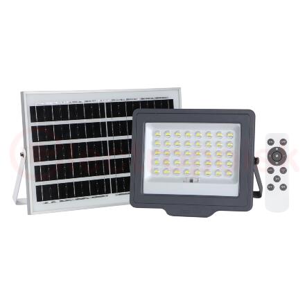 Прожектор светодиодный LED ДО-150Вт 6500К 1500 Лм IP65 с солнечной панелью Jazzway