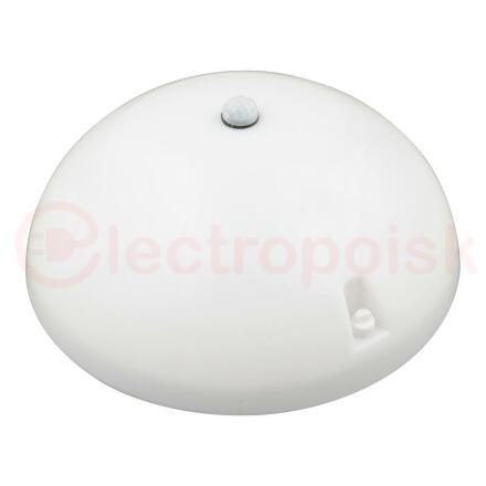 ULW-K20B 8W/6000K SENSOR IP54 WHITE Светильник светодиодный влагозащищенный, с датчиком движения. Круг. Дневной белый свет (6000K). 600Лм. Диаметр 220мм. Корпус белый. ТМ Uniel.