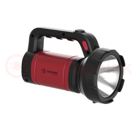 Фонарь-прожектор аккумуляторный KOSAc8005WLith,  5W LED, аккум. 3,7V  2,4 ah, 350Lm - 5 часов, 100m - 18 часа, Космос