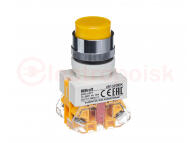 Выключатель кнопочный с фиксацией ABFP d22 мм желтая 220В ВK-22 Выключатель кнопочный с фиксацией ABFP d22 мм желтая 220В ВK-22