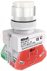 Кнопка ABLFP 22мм белая 220В ВK-22 Кнопка ABLFP 22мм белая 220В ВK-22