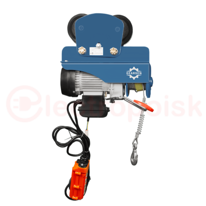 Мини электрическая таль комбинированная GEARSEN PA 220В, 125/250кг, 12/6м