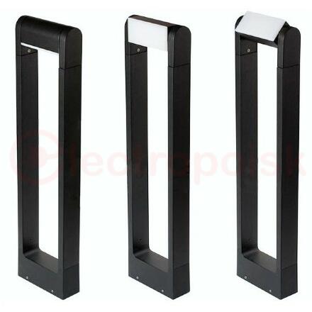 Светильник LGD-PATH-FRAME-ROTARY-H650-6W Warm3000 (BK, 111 deg, 230V) (ARL, IP65 Металл, 3 года)