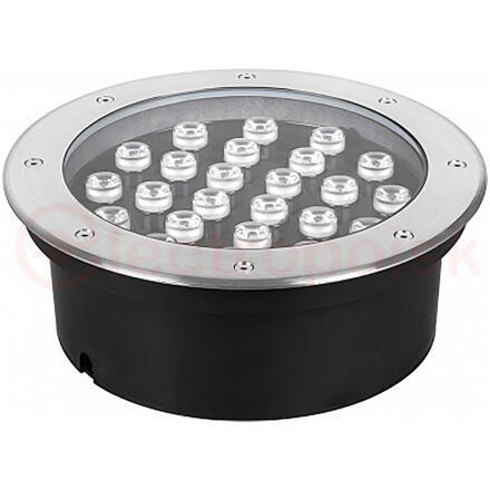 Светильник светодиодный тротуарный ДВУ-36w RGB IP67 круг