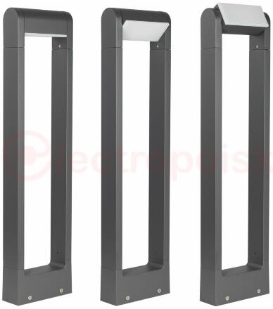 Светильник LGD-PATH-FRAME-ROTARY-H650-6W Warm3000 (GR, 111 deg, 230V) (ARL, IP65 Металл, 3 года)