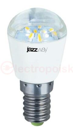 Лампа светодиодная LED 2Вт Т26 Е14 холодный прозрачная (для холодильника)