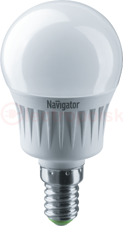 Лампа светодиодная LED 7вт E14 белый шар