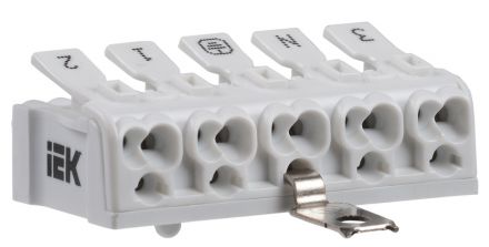 Клемма пружинная соединительная КСПнз5-3L+N+PE