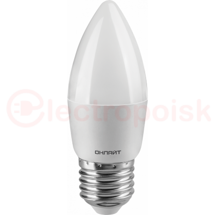 Лампа светодиодная 12вт OLL-C37-12-230-6.5K-E27-FR