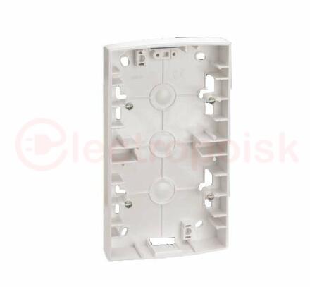 Коробка наружной установки на 2 поста,  89х158х37 mm, S82, графит