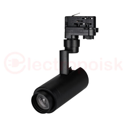 Светильник трековый LGD-ZEUS-4TR-R67-10W Day4000 (BK, 20-60 deg, 230V) (ARL, IP20 Металл, 5 лет)