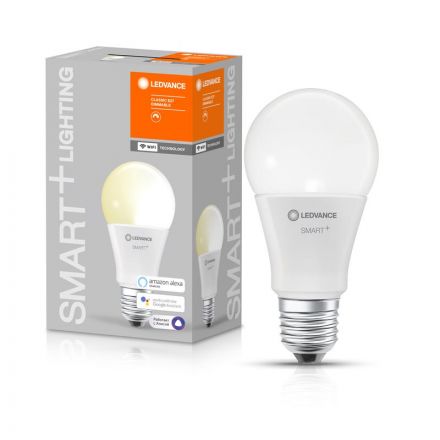 Лампа светодиодная диммируемая LEDVANCE SMART+ груша, 9Вт (замена 60 Вт), RGBW