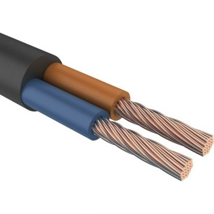 Провод ПВС 2х1.5 черный