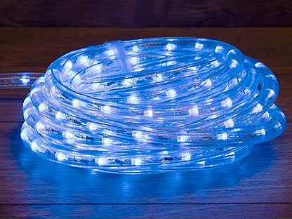 Дюралайт уличный LED, свечение с динамикой (2W) - RGB ?13мм, 36LED/м, 6м