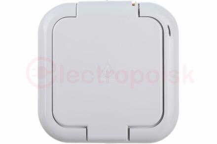 Розетка брызгозащищенная наружная с заземлением IP44