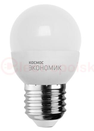 Лампа светодиодная LED 7.5Вт CN 220В Е14 D37х99 4500 белый 600лм Космос