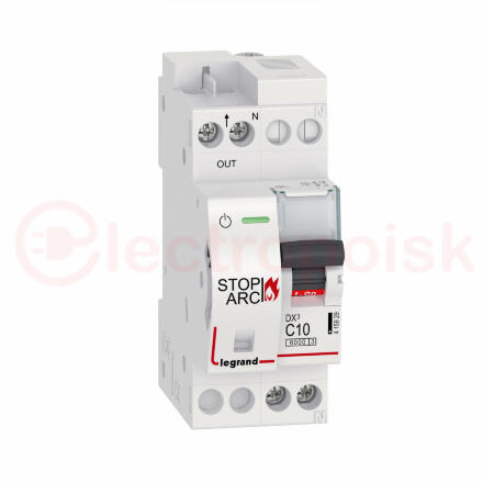 УЗДП DX3 Stop Arc 1P+N C10A 6000A (c авт. выключателем)
