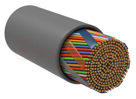 Витая пара U/UTP кат.5е 10 пар 24 AWG solid 305м LSZH серый ITK