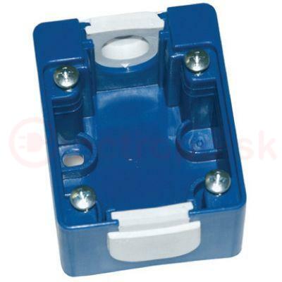 Коробка монтажная для розетки встраиваемой серая IP44