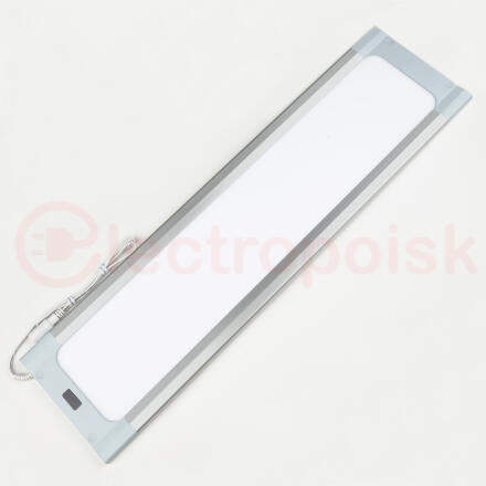 ULI-F42-7,5W/RGB/RC/DIM SENSOR IP20 SILVER Панель линейная светодиодная ультратонкая, с бесконтактным выключателем, диммер, пульт ду. 460х120х11мм. 260Lm. Серебристый. ТМ