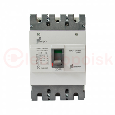 Выключатель автоматический ВА04-31 Про 3p 25А Icu-10kA (100C)