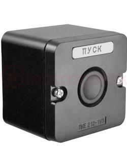 ПКЕ 212-1 У3, 10А, 660В, 1 элемент, чёрный цилиндр, накладной, IP40, пост управления  (ЭТ)